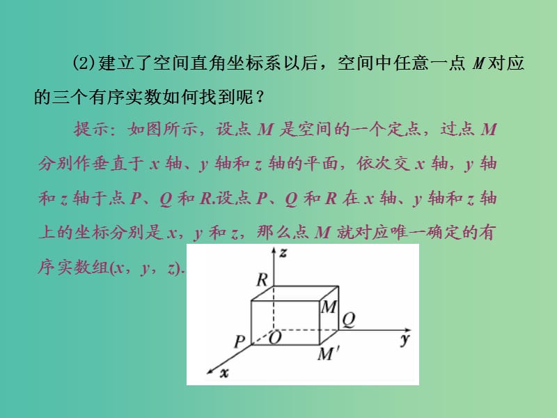 2019高中数学 第四章 圆与方程 4.3 空间直角坐标系课件 新人教A版必修2.ppt_第3页