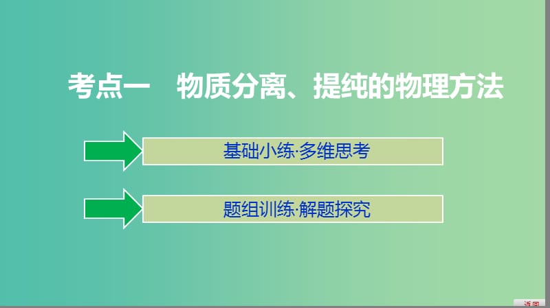 2019高考化学大一轮复习 第一章 从实验学化学 第2讲 物质的分离和提纯课件 鲁科版.ppt_第3页