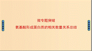 2018版高中生物 第二章 組成細胞的分子 微專題突破課件 新人教版必修1.ppt