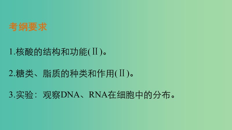 高考生物 遗传信息的携带者—核酸　课件 新人教版必修1.ppt_第3页