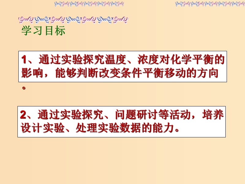 2018年高中化学 第2章 化学反应的方向、限度与速率 2.2.3 反应条件对化学平衡的影响课件1 鲁科版选修4.ppt_第2页