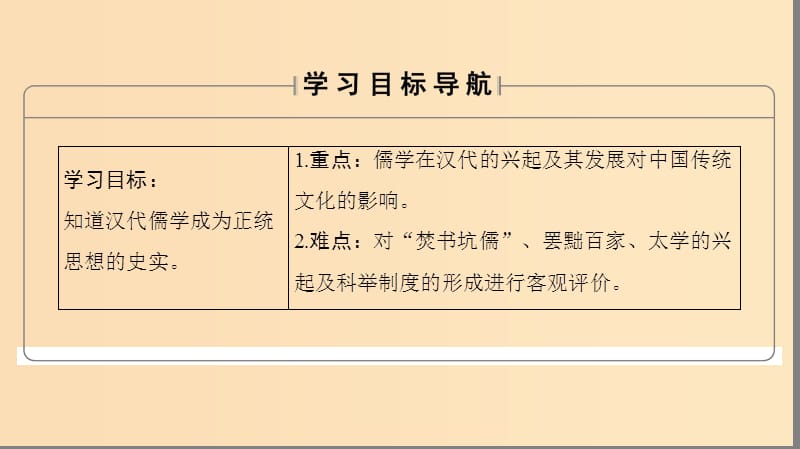 2018年高考历史一轮复习专题12汉代儒学课件新人教版必修3 .ppt_第2页