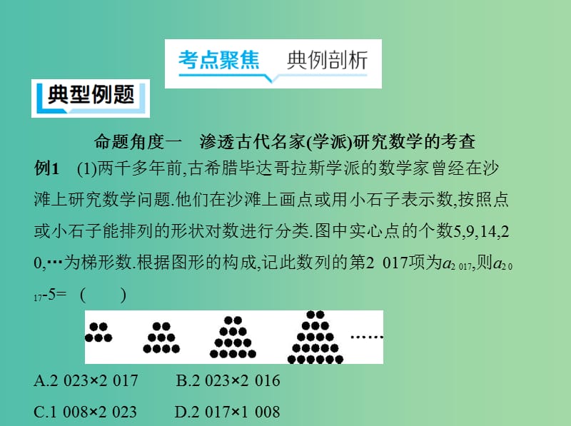 2019高考数学二轮复习 第20讲 数学文化与核心素养课件 理.ppt_第3页