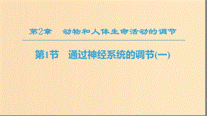 2018秋高中生物 第二章 動(dòng)物和人體生命活動(dòng)的調(diào)節(jié) 第1節(jié) 通過神經(jīng)系統(tǒng)的調(diào)節(jié)（一）課件 新人教版必修3.ppt