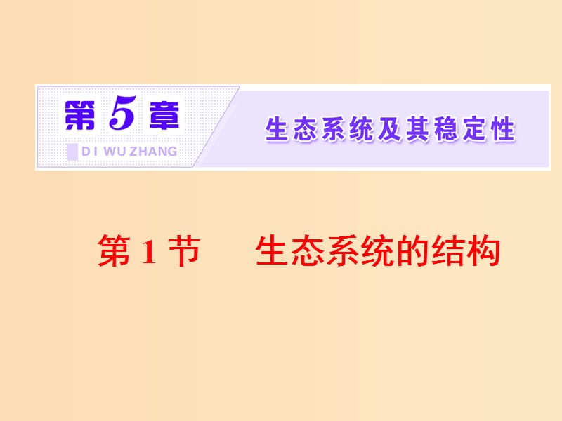 2018-2019學(xué)年高中生物 第5章 生態(tài)系統(tǒng)及其穩(wěn)定性 第1節(jié) 生態(tài)系統(tǒng)的結(jié)構(gòu)課件 新人教版必修3.ppt_第1頁