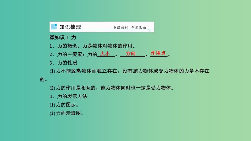 2019年高考物理一轮复习第二章相互作用第1讲重力弹力摩擦力课件(1).ppt_第2页