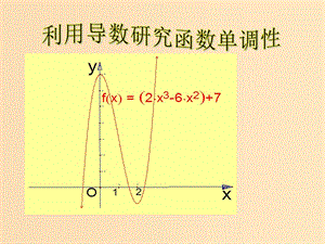 2018年高中數(shù)學(xué) 第三章 導(dǎo)數(shù)應(yīng)用 3.1.1 導(dǎo)數(shù)與函數(shù)的單調(diào)性課件6 北師大版選修2-2.ppt