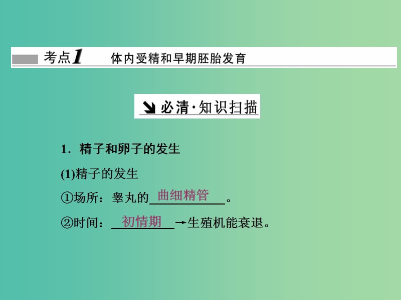 高考生物一轮复习 现代生物科技 第3讲 胚胎工程、生物技术的安全性和伦理问题课件（选修3）.ppt_第2页