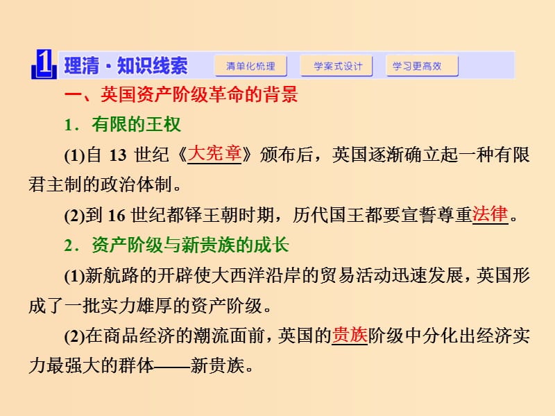 2018-2019学年高中历史第二单元民主与专制的搏斗第4课英国资产阶级革命课件岳麓版选修2 .ppt_第2页