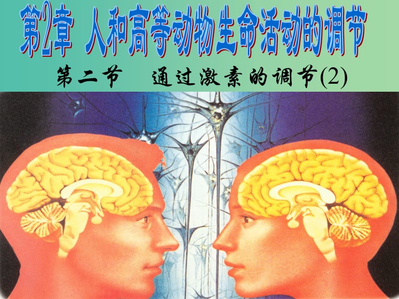 江西省吉安縣高中生物 第二章 動物和人體生命活動的調(diào)節(jié) 2.2 通過激素的調(diào)節(jié)（2）課件 新人教版必修3.ppt_第1頁