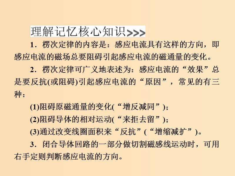 2018-2019学年高中物理第四章电磁感应4-3楞次定律课件新人教版选修3 .ppt_第3页