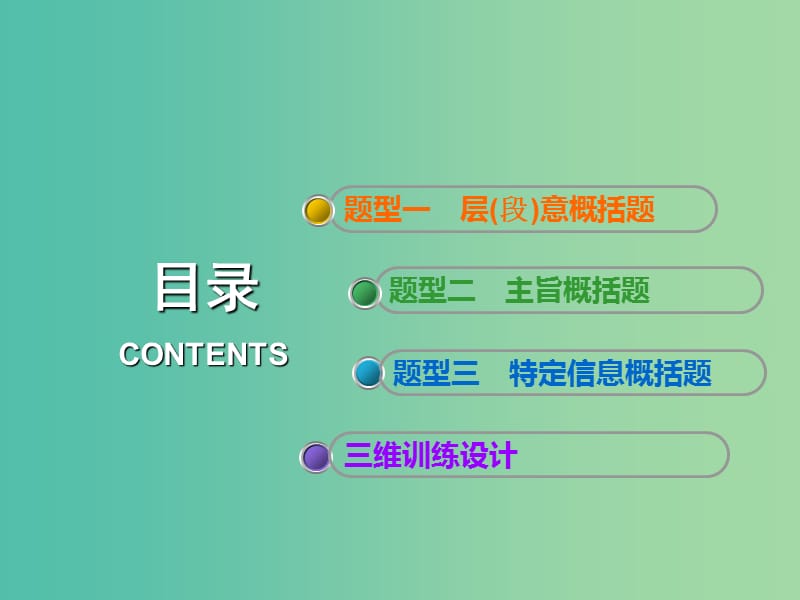 高考语文一轮复习专题九文学类文本二散文阅读第3讲点要全语要精稳取内容要点概括题课件.ppt_第3页