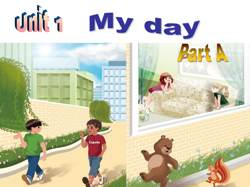 五年级新教材unit1myday.ppt_第2页