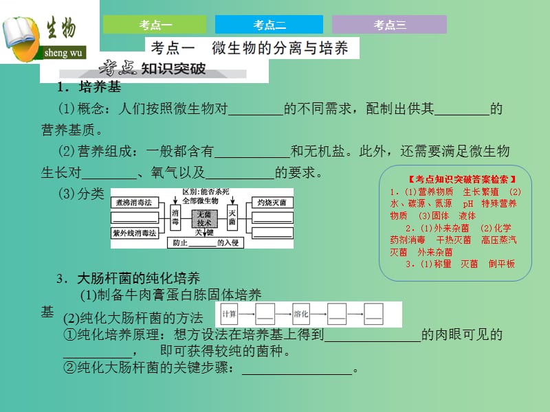 高考生物总复习第十二单元生物技术实践第2讲微生物的培养与应用课件.ppt_第2页