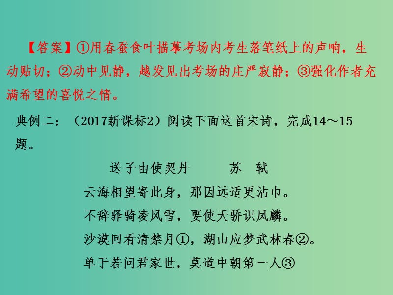 2019年高考语文 古诗鉴赏 专题07 诗歌鉴赏审题策略课件.ppt_第3页