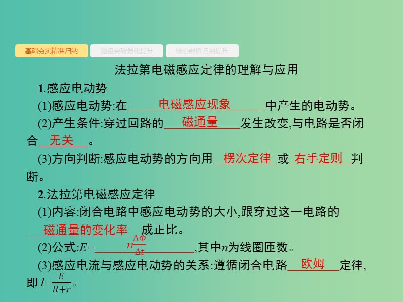 浙江专版2019版高考物理一轮复习第十章电磁感应28法拉第电磁感应定律自感课件.ppt_第3页