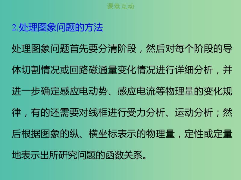 2019版高考物理总复习 第十章 电磁感应 10-3-1 电磁感应中的图象问题课件.ppt_第3页