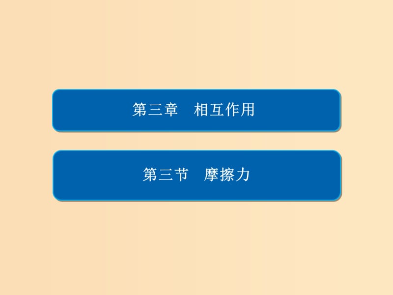 2018-2019学年高中物理 第三章 相互作用 3-3 摩擦力习题课件 新人教版必修1.ppt_第1页