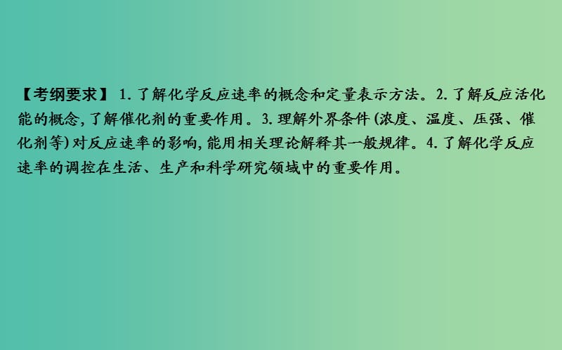 2019届高考化学一轮复习 第21讲 化学反应速率课件.ppt_第2页