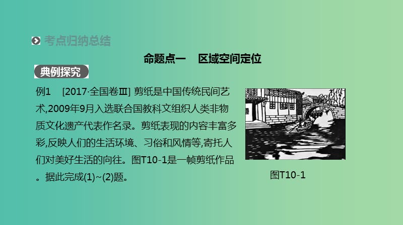 2019年高考地理二轮复习专题10区域定位区域分析与地理信息技术课件新人教版.ppt_第3页