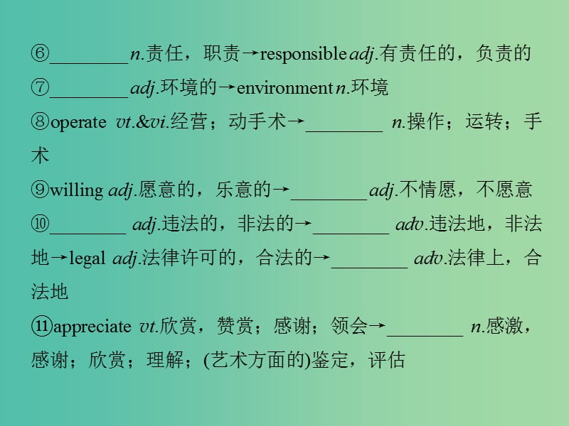 高考英语大一轮复习第一部分模块五Unit2Theenvironment课件牛津译林版.ppt_第3页