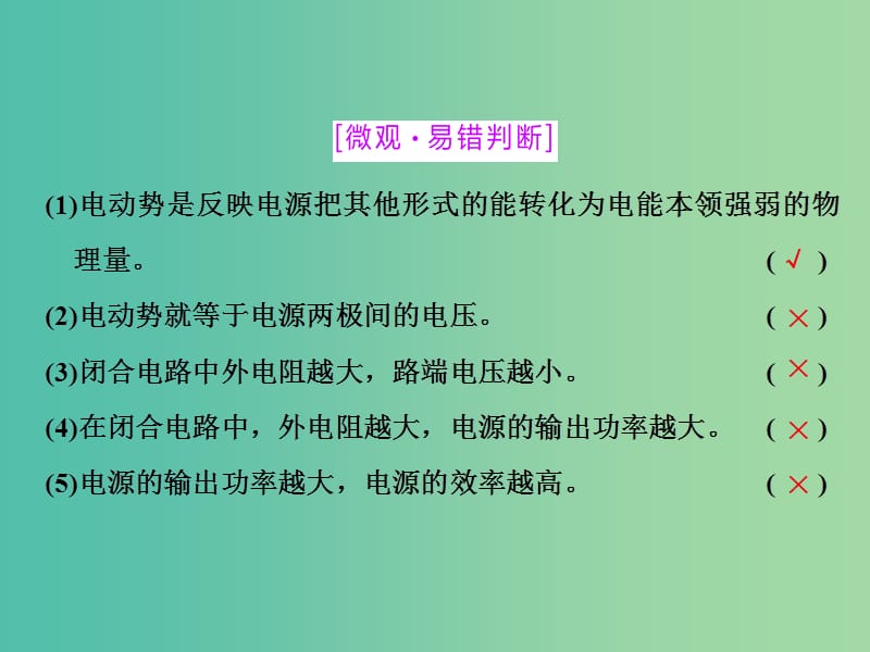 四川省宜宾市一中2017-2018学年高中物理上学期第17周 第2节 闭合电路欧姆定律及其应用课件.ppt_第2页