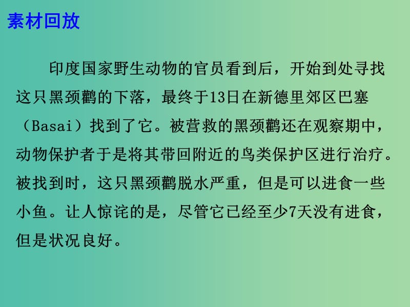 2019高考语文 作文热点素材 同一个星球上的一家人我们生命应该是平等的课件.ppt_第3页