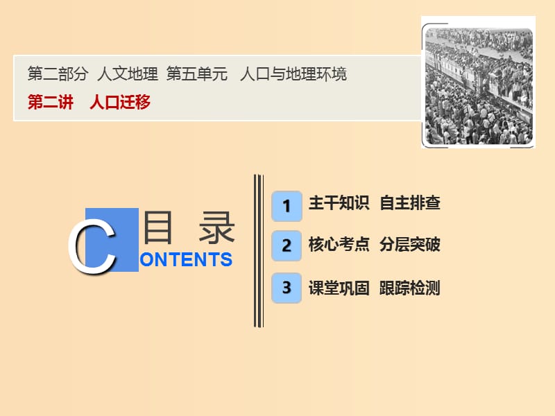 2019版高考地理一轮复习 5.2 人口迁移课件 鲁教版.ppt_第1页