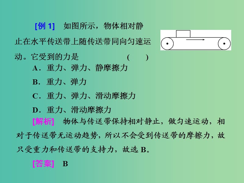 山东省专用2018-2019学年高中物理第三章相互作用微专题培优二受力分析及正交分解法的应用课件新人教版必修1 .ppt_第3页