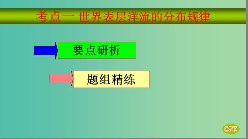 2019届高考地理大一轮复习 1.3.2 大规模的海水运动课件 新人教版.ppt_第3页