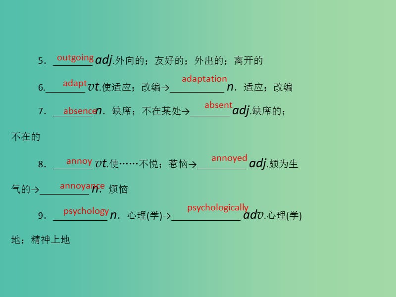 2019年高考英语总复习 第一部分 教材梳理 Unit 1 Living well课件 新人教版选修7.ppt_第3页