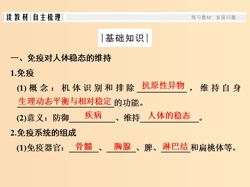 2018-2019版高中生物 第二章 生物的个体稳态 第一节 第4课 免疫调节对人体稳态的维持课件 苏教版必修3.ppt_第2页