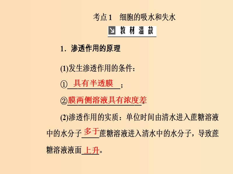 2019版高考生物总复习 第二单元 细胞的基本结构与物质的输入和输出 第3讲 细胞的物质输入和输出课件.ppt_第3页