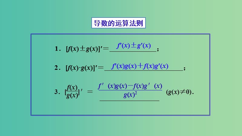 2019年高考数学 25个必考点 专题04 导数的运算及几何意义课件.ppt_第3页