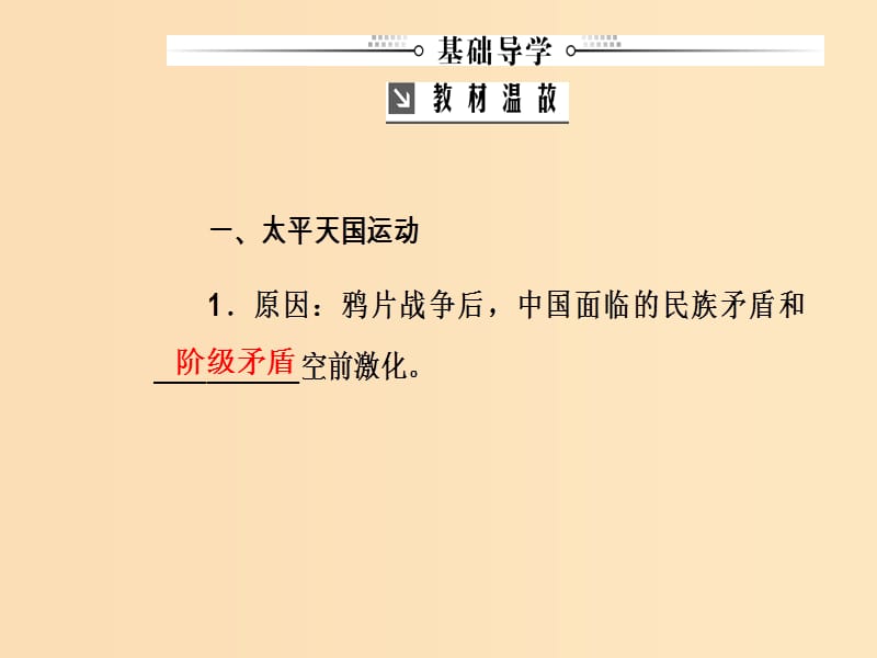 2019版高考历史总复习 第三单元 资本主义世界市场的形成和发展 第6讲 太平天国运动与辛亥革命课件.ppt_第3页