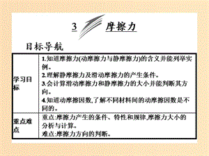 2018-2019學年高中物理 第3章 3 摩擦力課件 新人教版必修1.ppt