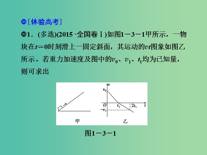 2019届高考物理二轮复习 专题一 力与运动 考点三 牛顿运动定律课件.ppt_第3页