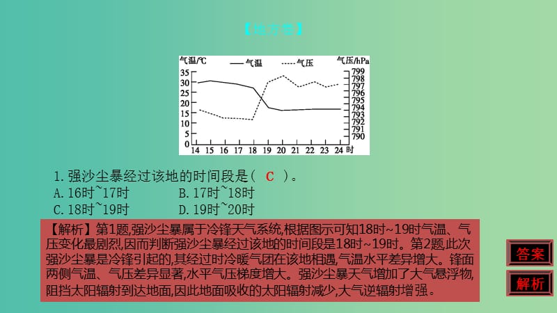 2020届高考地理总复习 第三单元 地球上的大气 第三节 天气系统与天气课件.ppt_第3页