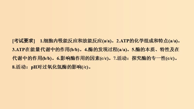 2019版高考生物总复习 第一部分 非选择题必考五大专题 专题一 细胞的代谢 第1讲 细胞与能量、酶课件.ppt_第2页