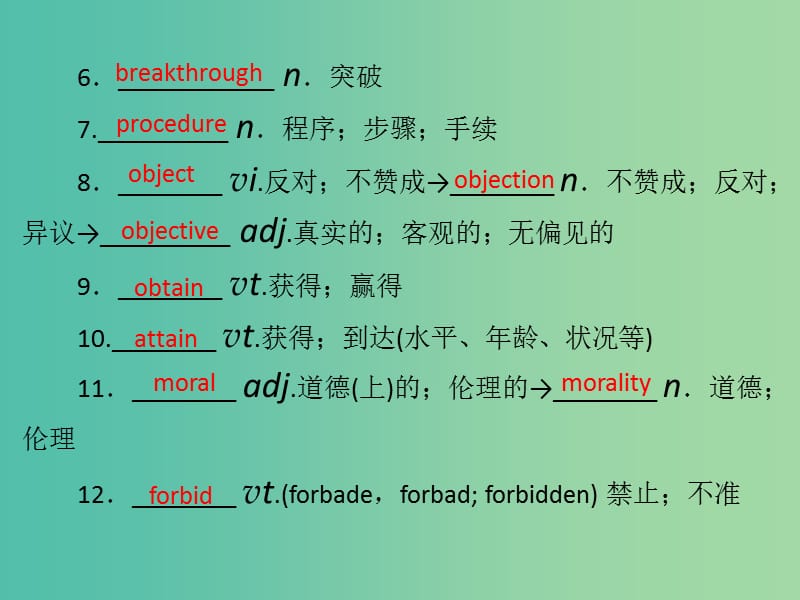 2019年高考英语总复习 第一部分 教材梳理 Unit 2 Cloning课件 新人教版选修8.ppt_第3页