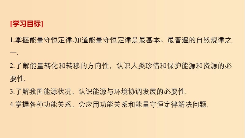 2018-2019学年高中物理第4章能量守恒与可持续发展4.3能量的转化与守恒4.4能源与可持续发展课件沪科版必修2 .ppt_第2页