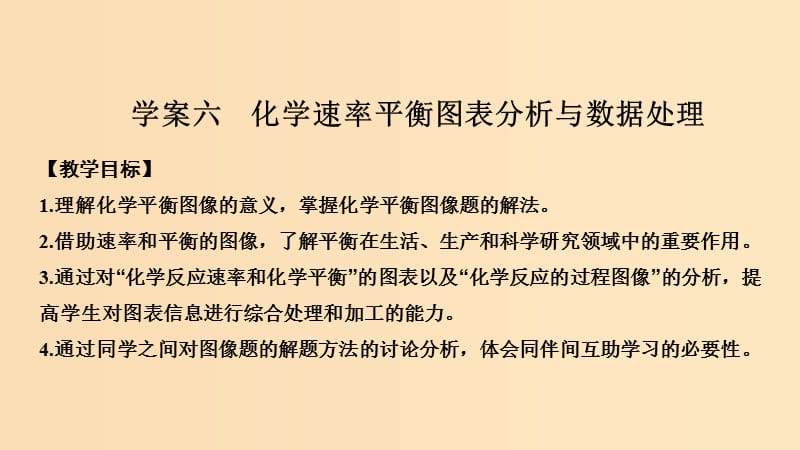 2019版高考化学大一轮复习 第7章 化学反应的方向、限度与速率 学案六 化学速率平衡图表分析与数据处理课件 鲁科版.ppt_第1页