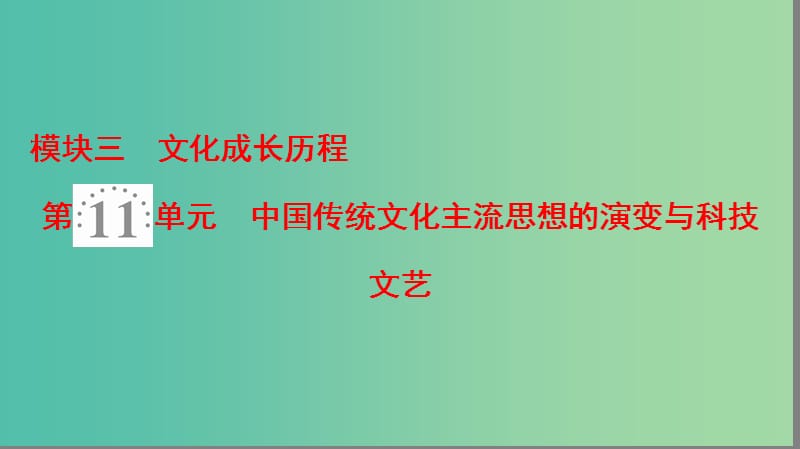 2019高考历史一轮复习 第11单元 中国传统文化主流思想的演变与科技文艺 第24讲“百家争鸣”和儒家思想的形成及“罢黜百家独尊儒术”课件.ppt_第2页