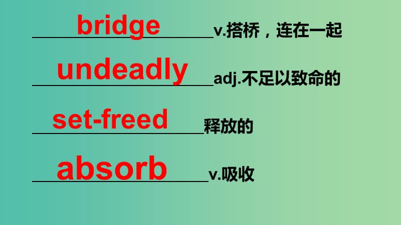 2019版高考英语大一轮复习 小课堂天天练 第14周 道理启示题课件 新人教版.ppt_第3页