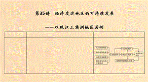 2019版高考地理大一輪復(fù)習(xí) 第十三單元 區(qū)域綜合開發(fā)可持續(xù)發(fā)展 第35講 經(jīng)濟(jì)發(fā)達(dá)地區(qū)的可持續(xù)發(fā)展——以珠江三角洲地區(qū)為例課件 魯教版.ppt