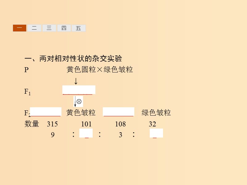 2018年秋高中生物第1章遗传因子的发现1.2孟德尔的豌豆杂交实验(二)课件新人教版必修2 .ppt_第3页