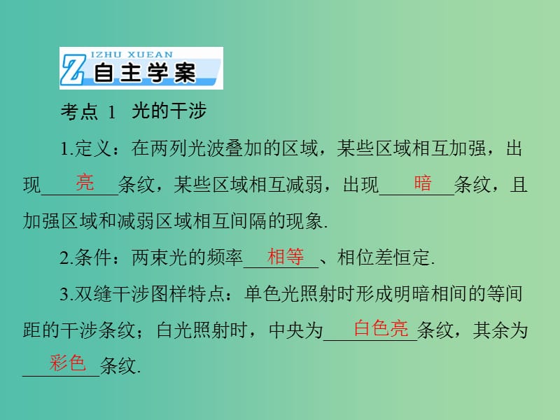 2019版高考物理一轮复习 专题十五 光学、电磁波与相对论 第2讲 光的波动性 电磁波 相对论课件.ppt_第2页