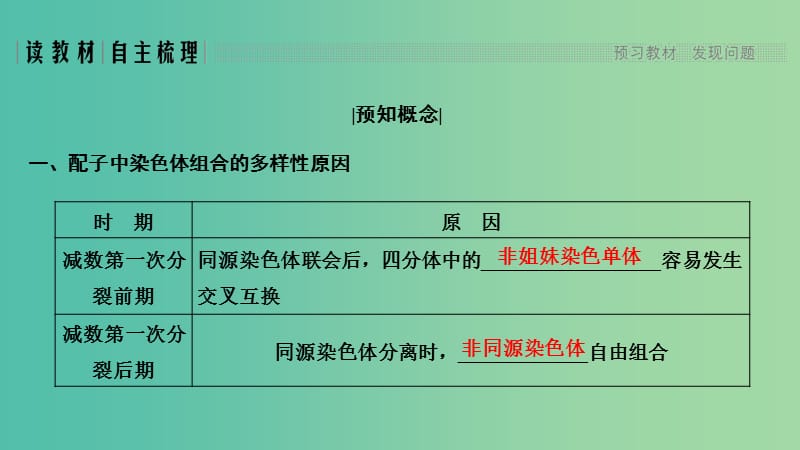 新课改地区2018-2019学年高中生物第2章基因和染色体的关系第1节第2课时减数分裂中的数量变化分析及受精作用课件新人教版必修2 .ppt_第2页