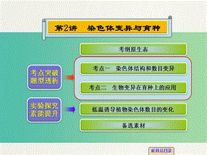 高考生物一輪復(fù)習 第七單元 第2講 染色體變異與育種課件.ppt