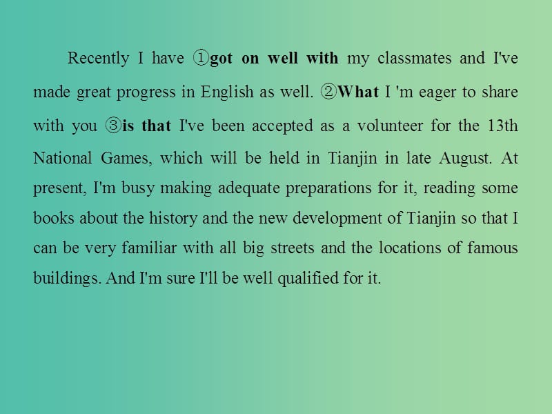 2019届高三英语一轮总复习 Module 1 My First Day at Senior High课件 外研版必修1.ppt_第3页